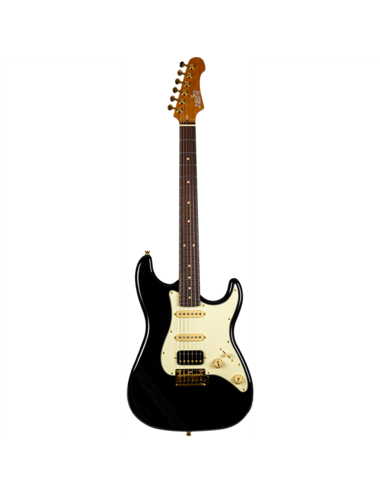 Guitarra Eléctrica Jet JS480-BKG Black, Gold Hardware