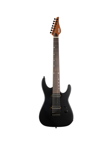 Guitarra Eléctrica 7 Cuerdas Jet JS507 Stygian Satin Black