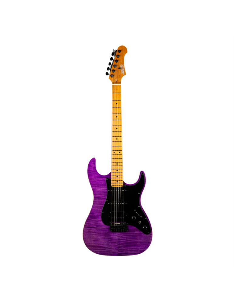 Guitarra Eléctrica Jet JS600-TPP-HSS Transparent Purple