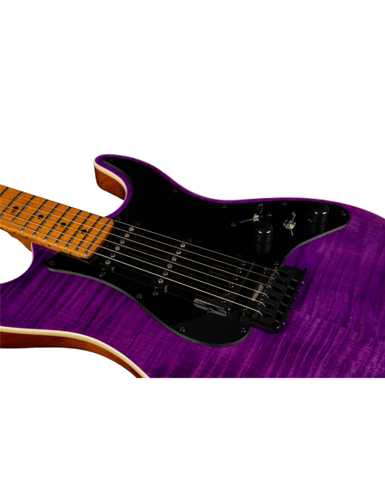 Guitarra Eléctrica Jet JS600-TPP-HSS Transparent Purple