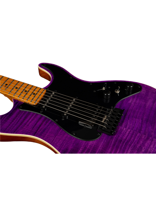 Guitarra Eléctrica Jet JS600-TPP-HSS Transparent Purple