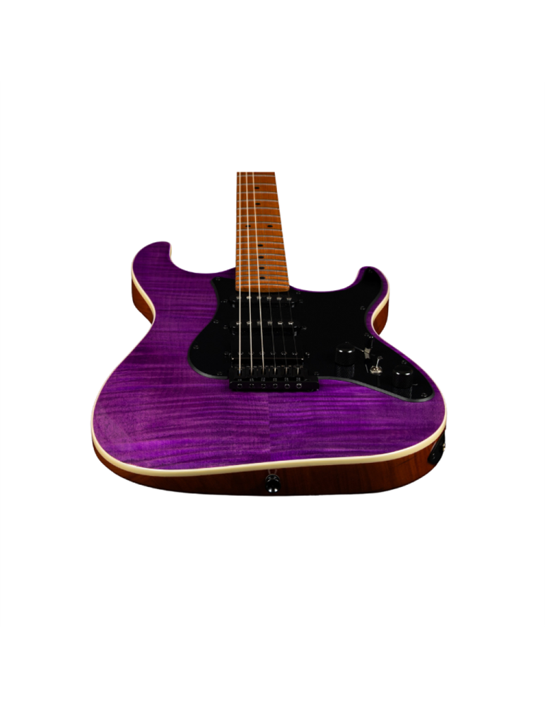 Guitarra Eléctrica Jet JS600-TPP-HSS Transparent Purple