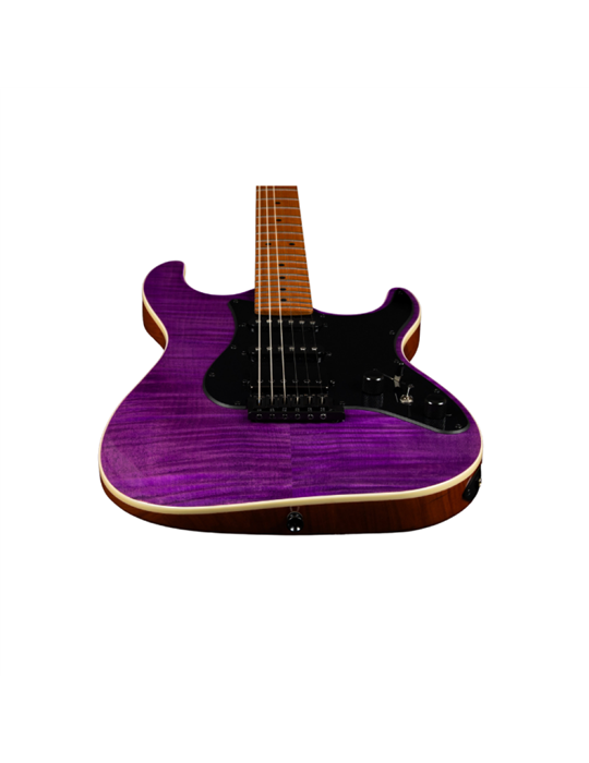 Guitarra Eléctrica Jet JS600-TPP-HSS Transparent Purple