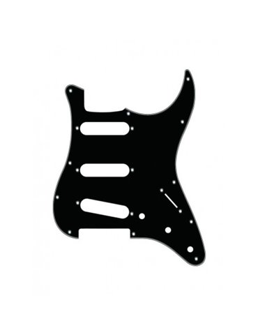 Golpeador 3 Capas Jet Guitars Stratocaster S/S/S PS300-BK Negro