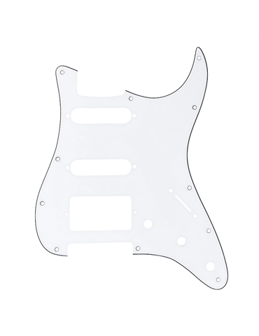 Golpeador 3 Capas Jet Guitars Stratocaster H/S/S PS400-WH Blanco