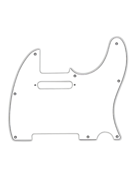 Golpeador 3 Capas Jet Guitars Telecaster S/S PT300-WH Blanco