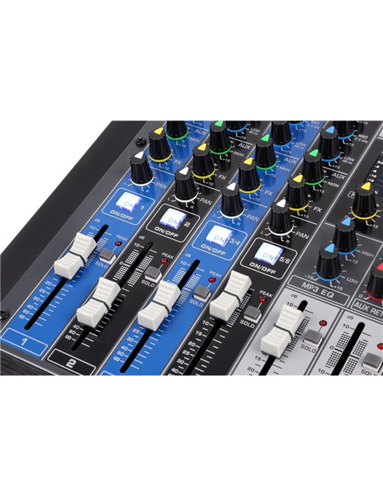 PDM-S1204 Mezclador analogico 12 canales Profesional 