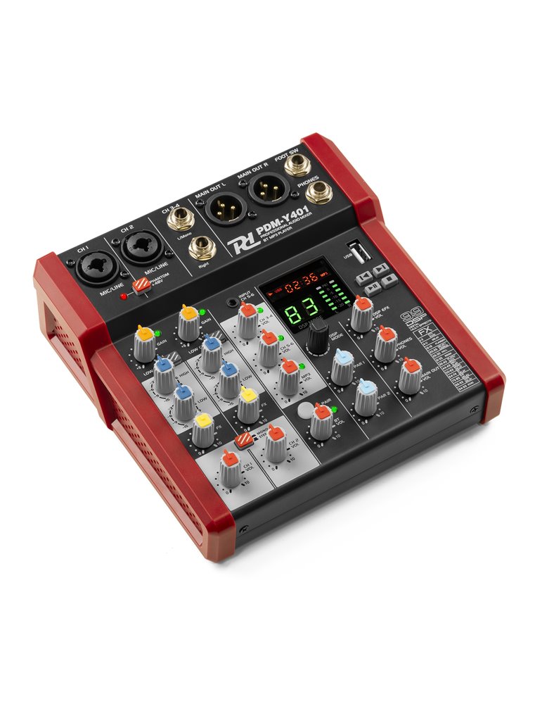 PDM-Y401 Mezclador de estudio 4-Ch