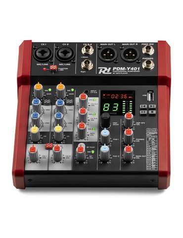 PDM-Y401 Mezclador de estudio 4-Ch 2