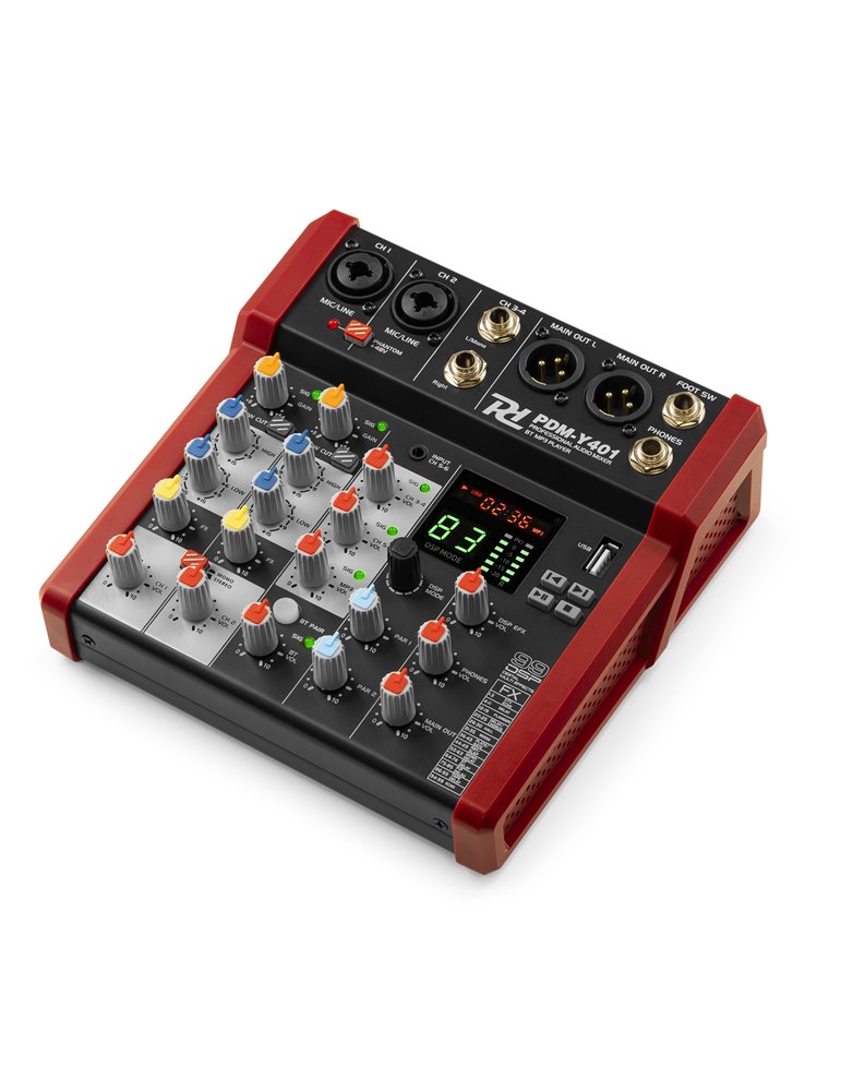 PDM-Y401 Mezclador de estudio 4-Ch