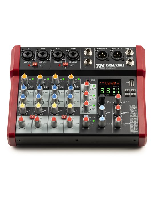 PDM-Y601 Mezclador de estudio 6-Ch