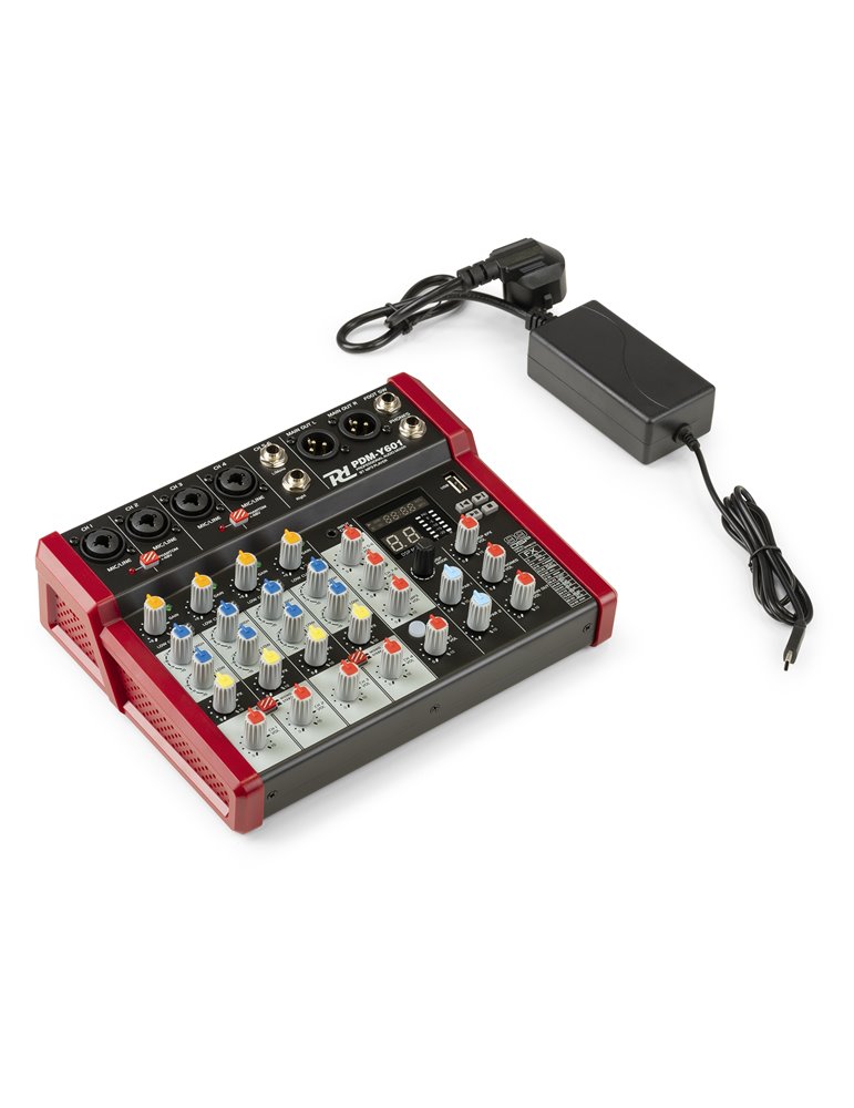 PDM-Y601 Mezclador de estudio 6-Ch