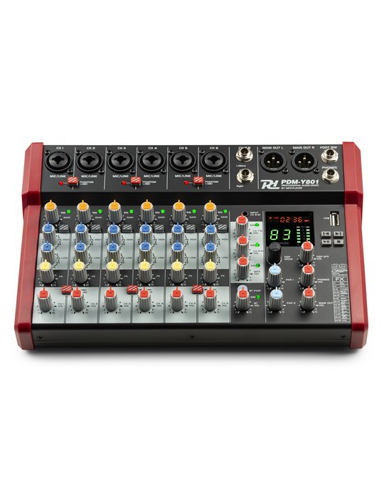 PDM-Y801 Mezclador de estudio 8-Ch
