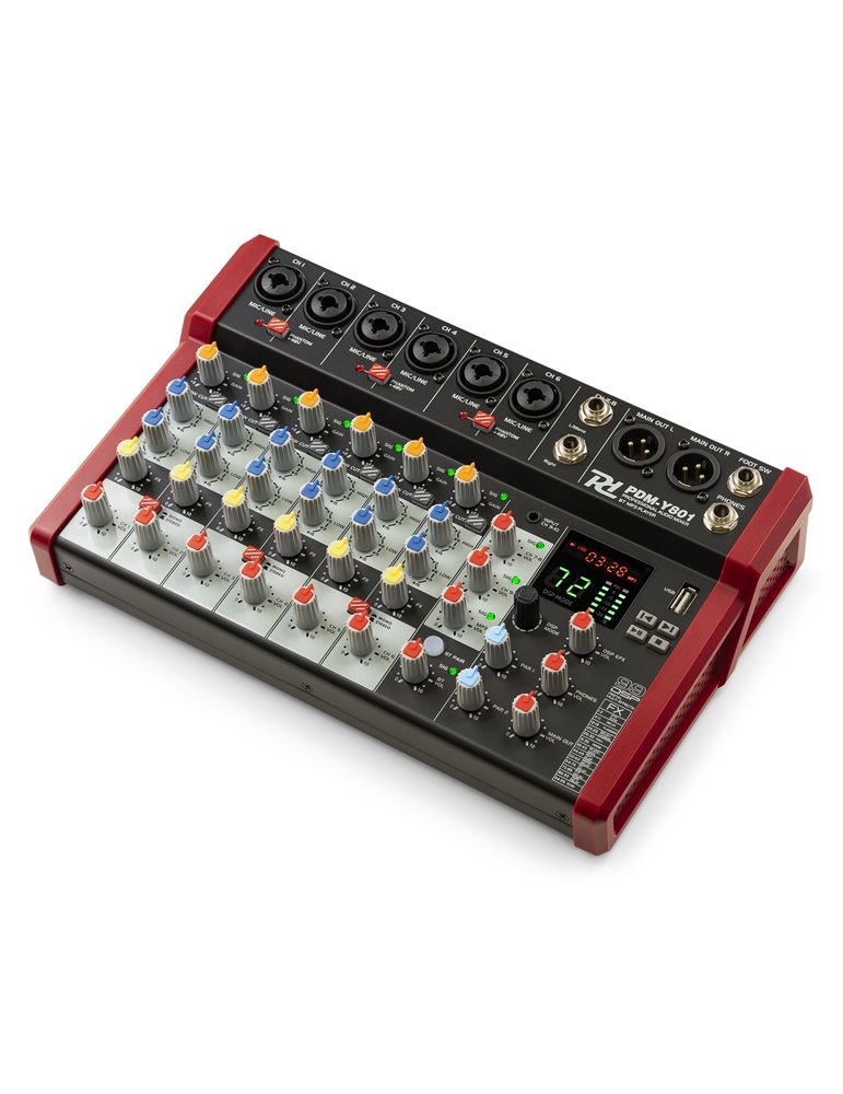 PDM-Y801 Mezclador de estudio 8-Ch