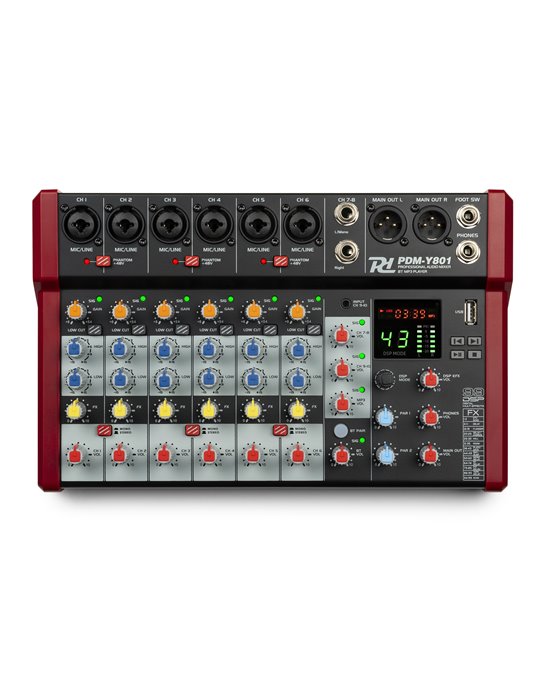 PDM-Y801 Mezclador de estudio 8-Ch