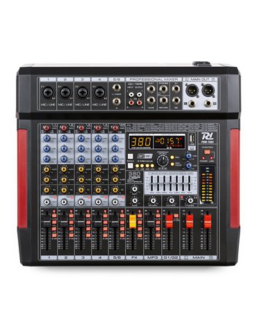 PDM-T604 Mezclador de directo 6 canales DSP/MP3