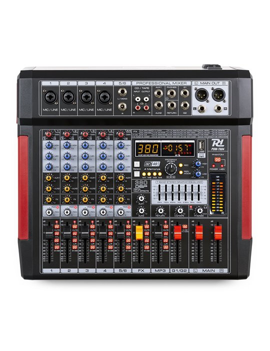 PDM-T604 Mezclador de directo 6 canales DSP/MP3