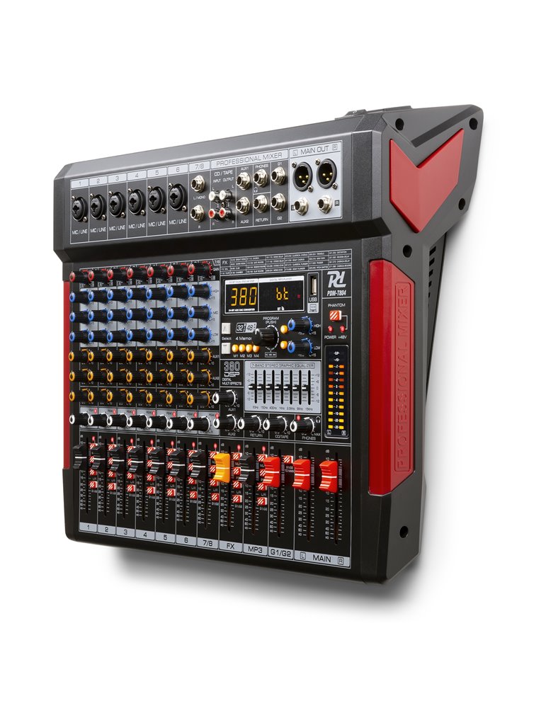PDM-T804 Mezclador de directo 8 canales DSP/MP3