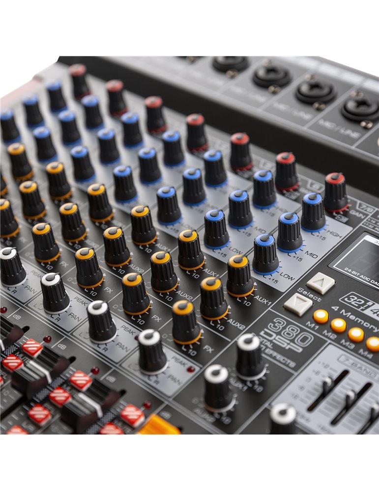 PDM-T804 Mezclador de directo 8 canales DSP/MP3