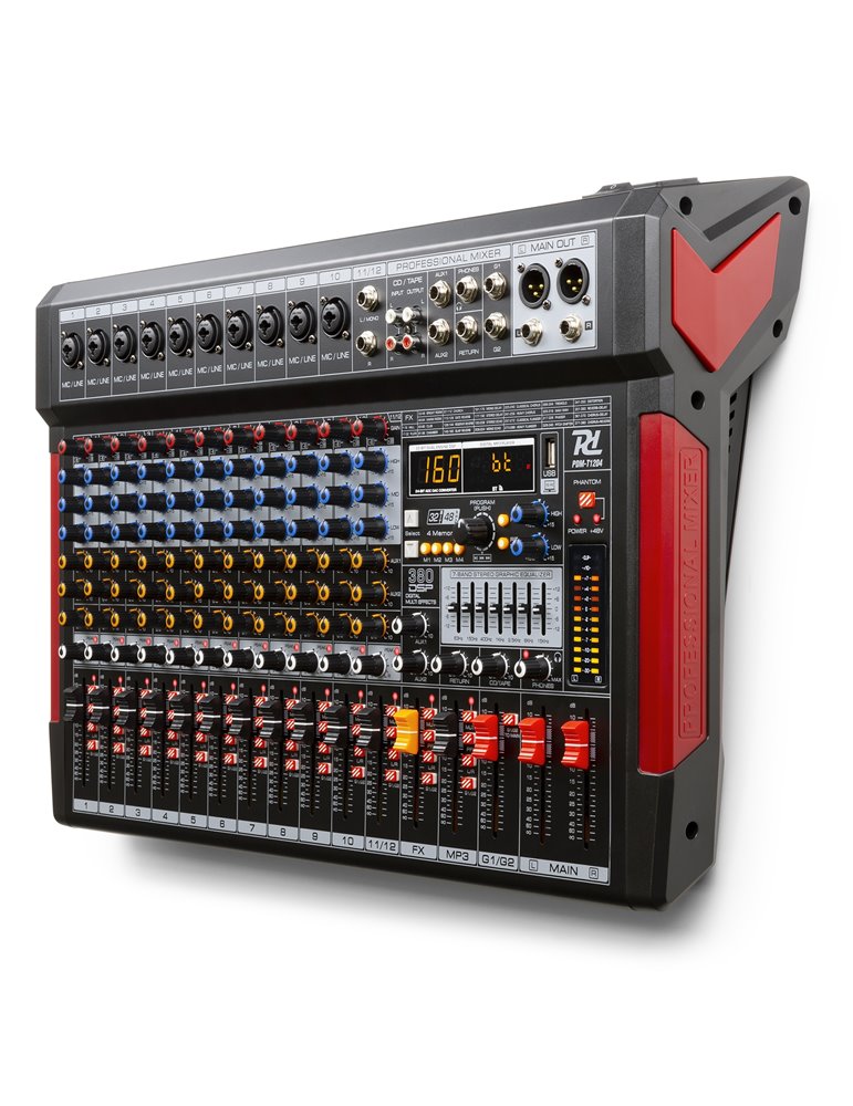 PDM-T1204 Mezclador de directo 12 canales DSP/MP3