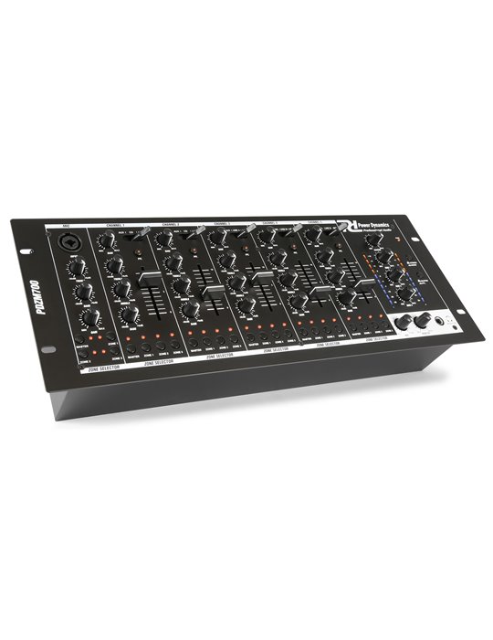 PDZM700 Mezclador instalacion de 6 canales USB 4 zonas