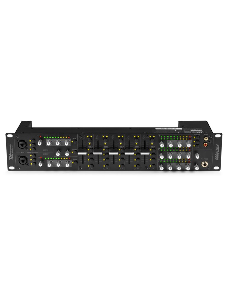 PDZM800 Mezclador de instalación de 7Ch con 3 zonas