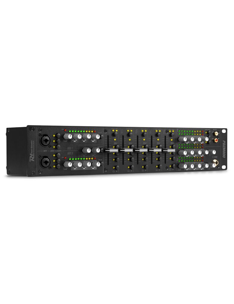 PDZM800 Mezclador de instalación de 7Ch con 3 zonas