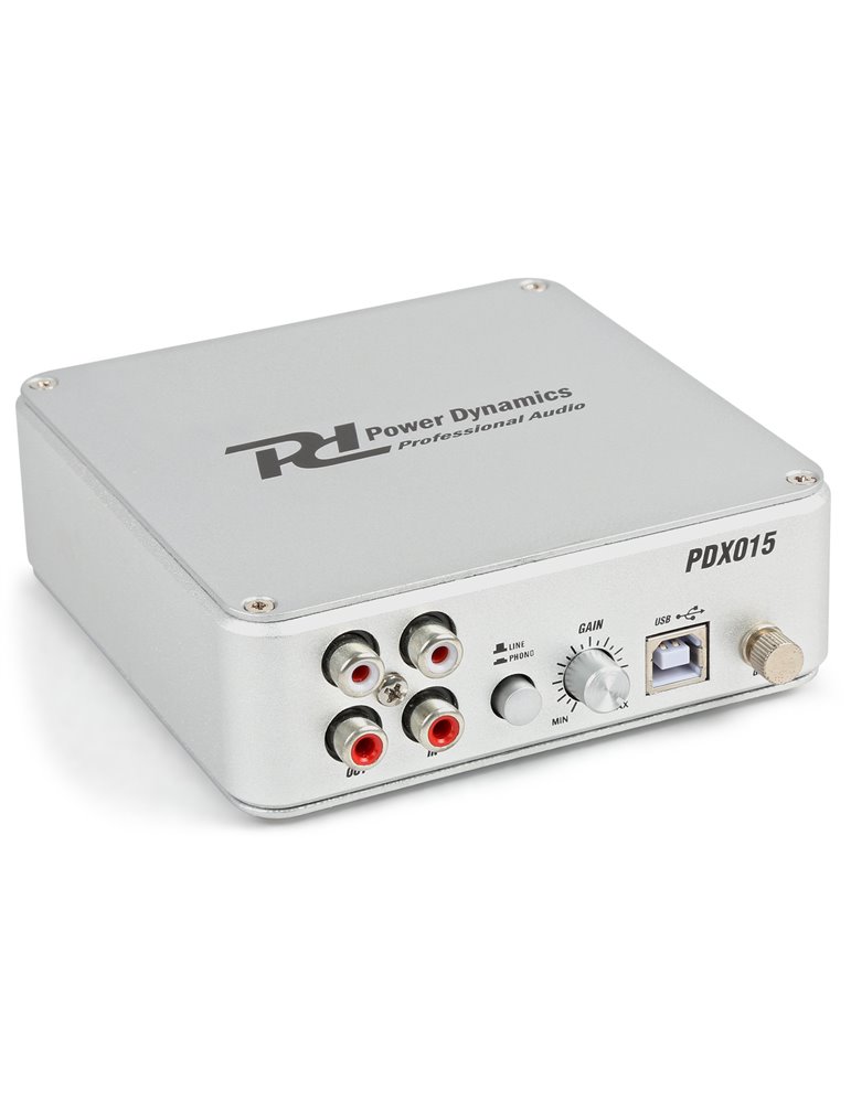 PDX015 USB Pre amplificador de Phono con Software