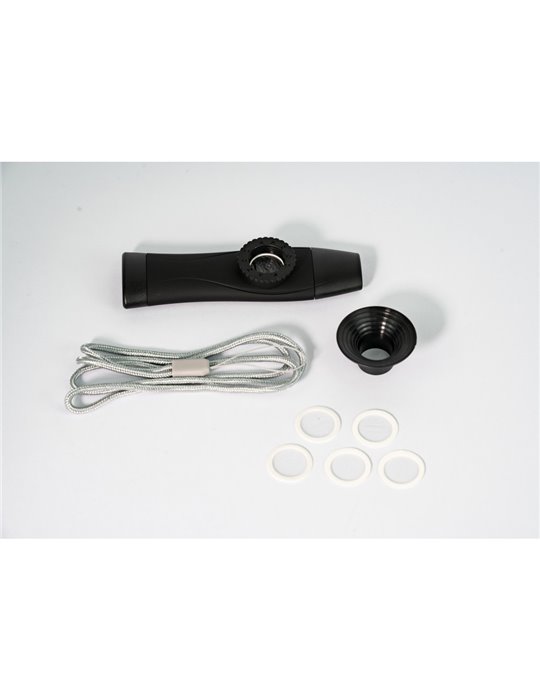 Kazoo Ripple Phono Kazoo plástico negro