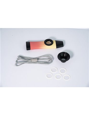 Kazoo Ripple Phono Kazoo plástico amarillo/rojo 2