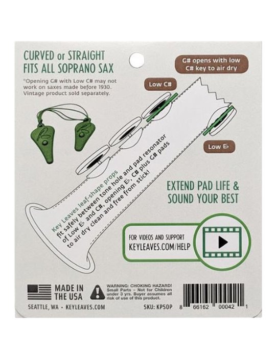 Key Leaves Saxo Soprano KPSOP