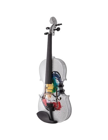 Violín 4/4 Electrificado Kinglos YSDS-N302 Decorado