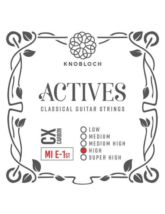 Cuerda 1ª Knobloch Clásica Actives CX Carbon High Tension 501ACX