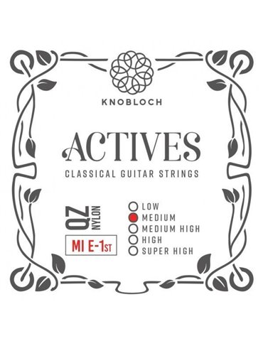 Cuerda 1ª Knobloch Clásica Actives QZ Nylon Medium Tension 301AQZ