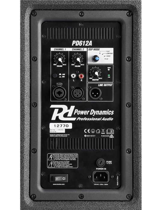 PD612A Bafle Activo 12"