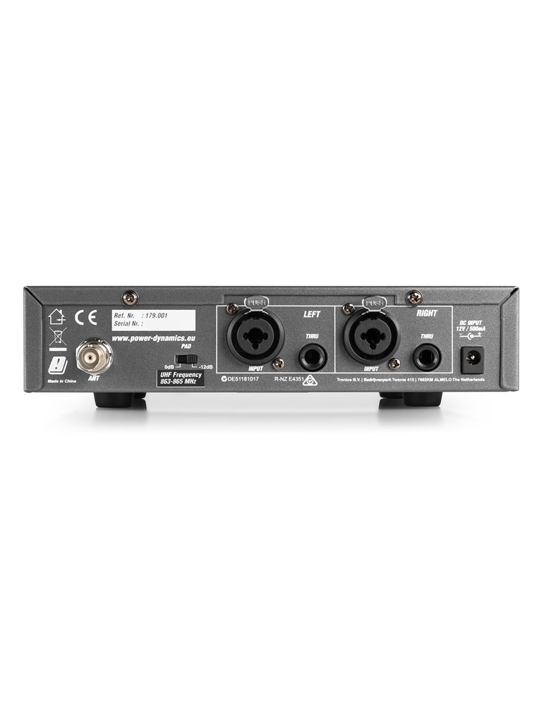PD800 Sistema de monitor In Ear UHF