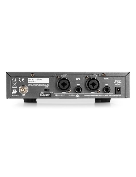 PD800 Sistema de monitor In Ear UHF