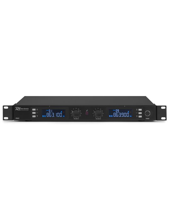 PD632H 2x 20 Canales Digital UHF Micro Inalambrico con 2 micros