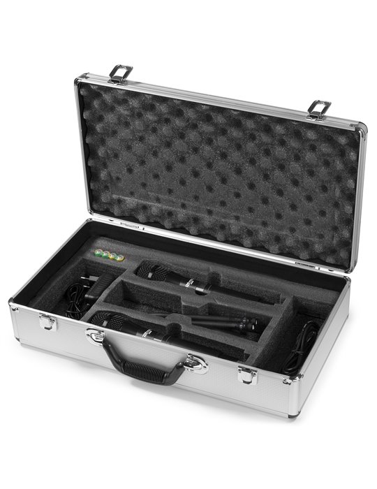 PD632H 2x 20 Canales Digital UHF Micro Inalambrico con 2 micros