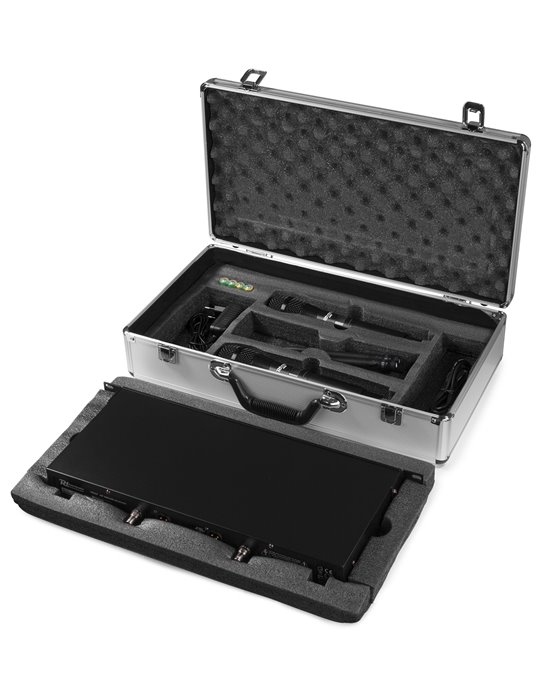 PD632H 2x 20 Canales Digital UHF Micro Inalambrico con 2 micros