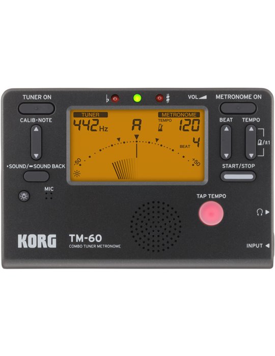 Metrónomo Afinador Korg TM-70T