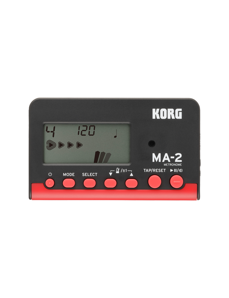 Metrónomo Korg MA-2 - Negro y Rojo