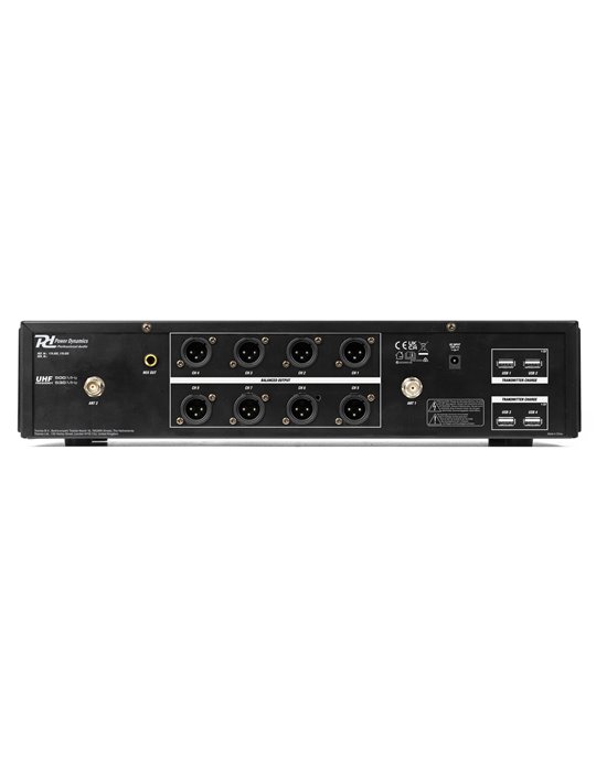 PD528B Juego de micrófono inalámbrico UHF con 8 micrófonos de petaca