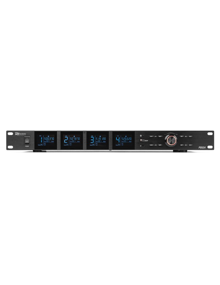 PD524B Juego de micrófono inalámbrico UHF con 4 micrófonos de petaca