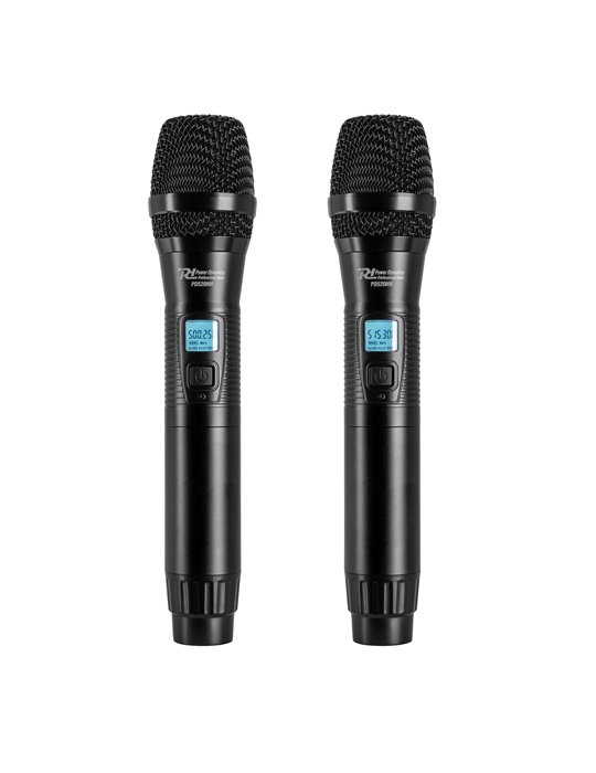 PD522 Set de micrófono inalámbrico UHF con 2 micrófonos de mano