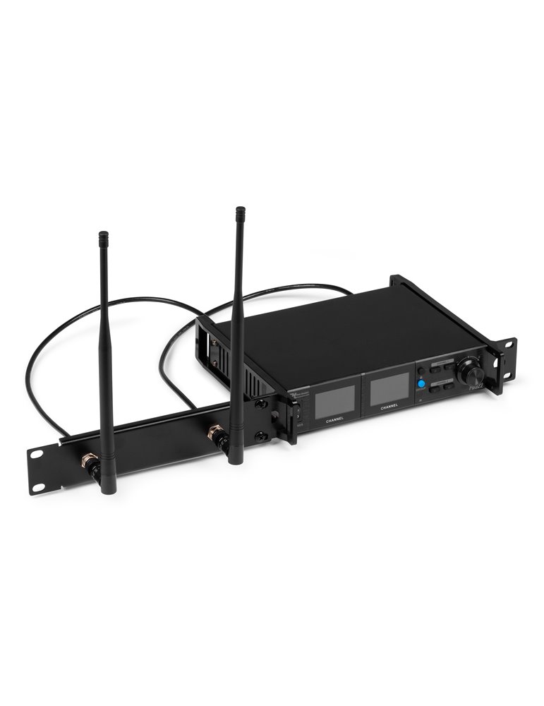 PD522B Juego de micrófono inalámbrico UHF con 2 micrófonos de petaca