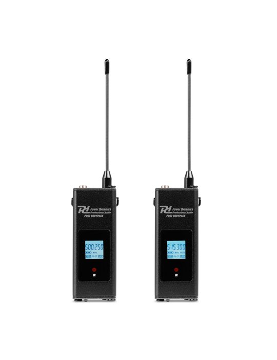 PD522B Juego de micrófono inalámbrico UHF con 2 micrófonos de petaca