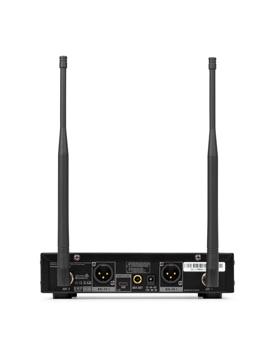 PD522B Juego de micrófono inalámbrico UHF con 2 micrófonos de petaca