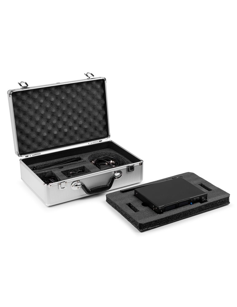 PD522B Juego de micrófono inalámbrico UHF con 2 micrófonos de petaca