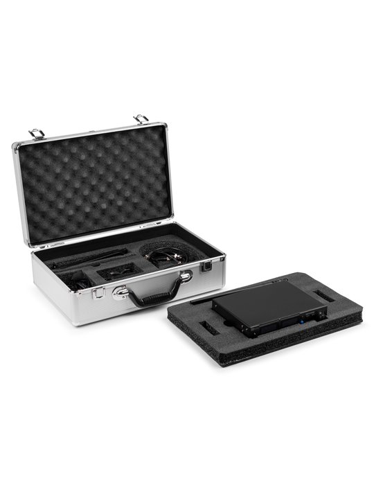PD522B Juego de micrófono inalámbrico UHF con 2 micrófonos de petaca